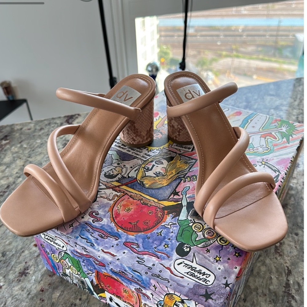 New Dolce Vita strappy sandals with block heel